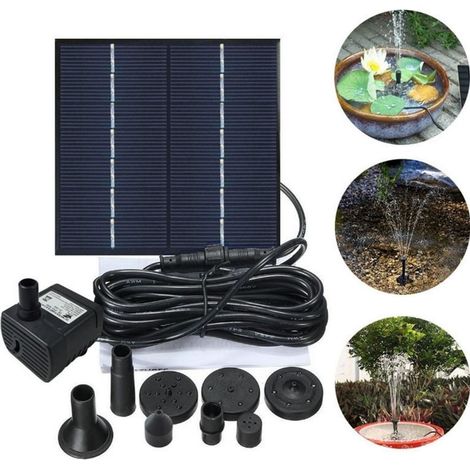 Pompe solaire pour fontaines de jardin - système solaire performant