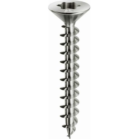 Vis à bois Panelvit tête fraisée Torx TX10 filetage total zing.arg MUSTAD 3x12 - Boite de 500 - PVACXP300120C8C