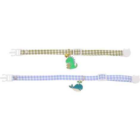 Lindo collar decorativo para gatos y gatitos, ideal para mascotas (paquete de 4 unidades) (1/5)