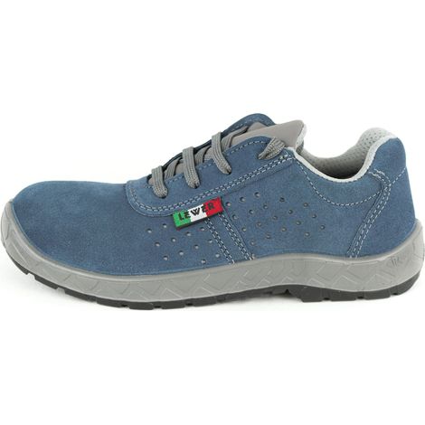 S1P Zapatos de seguridad para hombre LEWER ultraligeros TROPEA