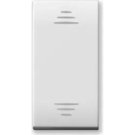 INTERRUTTORE TASTO LISCIO COLORE RAL 9010 1 MODULO