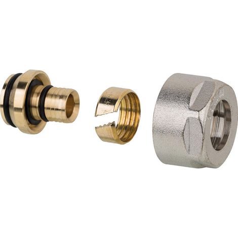 BADfabrik24 Eurokonus Klemmringverschraubung DN20(3/4")x 14x2,0 mm, VPE=2 Stück