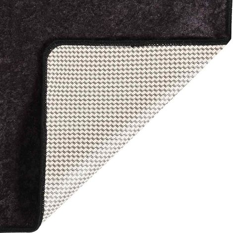 Tapis de salon Style Moderne Tapis de sol - Tapis lavable antidérapant 80x300 cm Anthracite BV229444 - BonneVie (1/5)