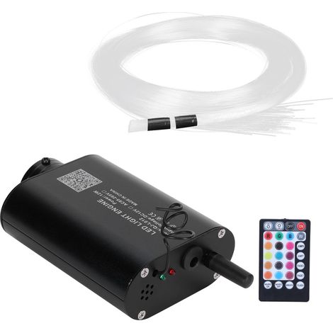 12W 2m Glasfaserkabel Auto-Deckenleuchten-Set RGBW-Lichtquelle AC85-265V (1/5)