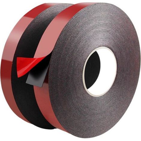 2 Pcs Ruban adhésif double face, 10M x 20MM, adhésif acrylique, mousse résistante, intérieur extérieur (1/5)