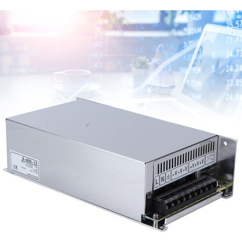 BERM DC-Schaltnetzteil für Überwachungskameras, 600 W, 100–240 V AC, S-600-12 (1/5)