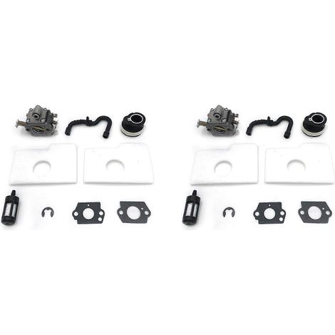 pièces détachées pour carburateur : collecteur d'admission, filtre à air, durite d'essence et joint pour tronçonneuse Stihl MS180 MS170 018 017 MS 180 170 (1/5)