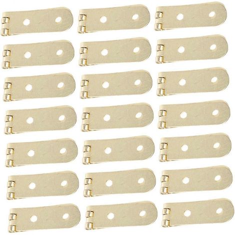 LIFKOME Lot de 30 mini charnières en fer pour boîtes en bois avec vis décoratives (1/5)