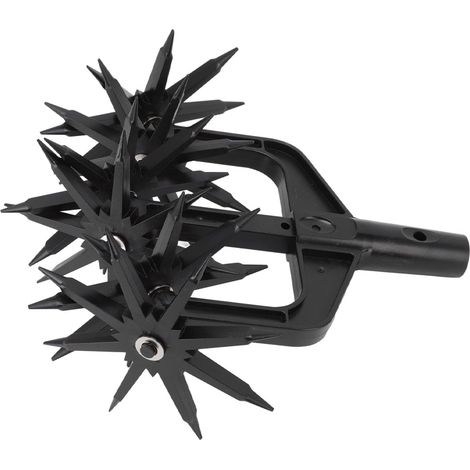 Cultivateur rotatif manuel de jardin, scarificateur de sol 2 en 1, cultivateur rotatif de jardin, scarificateur de jardin ventilé, scarificateur de so (1/5)