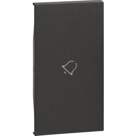 Living Now enjoliveur 2 modules commande éclairage noir sonnette BTICINO BTKG01M2D