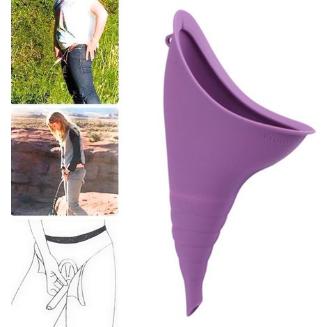 Urinal Feminin - Entonnoir À Urine En Silicone Reutilisable - Pour Activités Extérieures Camping Randonnée Voyage - 1 Pièce
