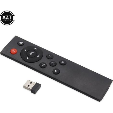 Clavier Sans Fil 2.4 GHz - Télécommande Universelle pour Smart TV Android TV Box HTPC Mini PC - 1 Pièce (1/4)