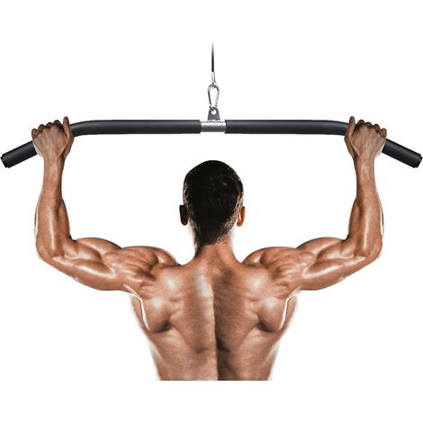 Barre Tirage Musculation, Barre de Tirage Dos, Arrière Levier de Tension Épaule Tirant Tige Barre Tirage Dos Musculation Accessoire Tirage Musculation (1/5)