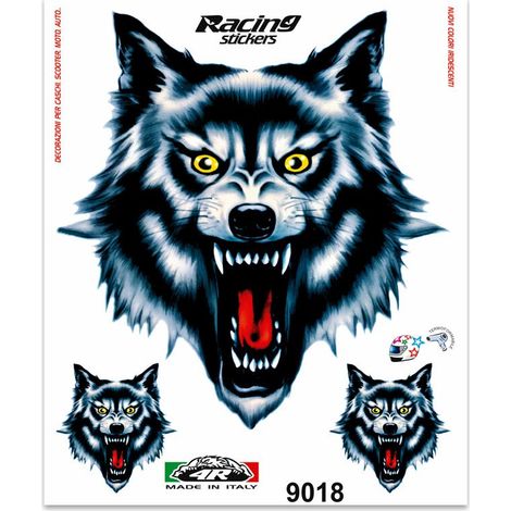 Adesivi Stickers Giganti Lupo 24 x 20 cm (1/4)