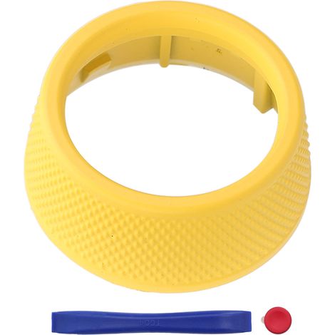 Couvercle de bouton de Mode de conduite au volant, aspect sportif, garniture de bouton d'éjection, cadran de conduite de remplacement pour 718 911 jaune (1/5)