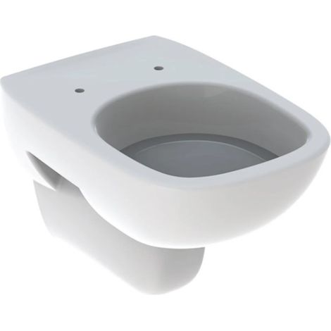 Cuvette  suspendu à chasse blanc brillant - Geberit Fantasia - Con copri wc Standard