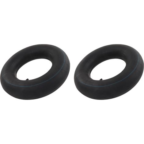 2 pneus à chambre à air 4.80 4.00‑8 avec valve droite pour tondeuses à gazon, tracteurs et diables de 15,5 pouces de diamètre extérieur (1/5)