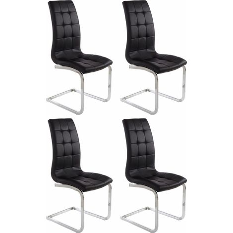 Chaise 4 packs Noir (1/5)