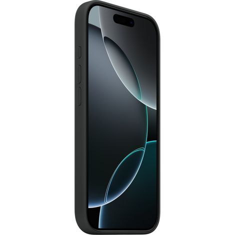 Apple iPhone 16 Pro Silikon Case mit MagSafe – Schwarz (1/5)