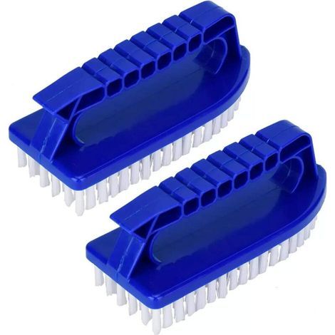 Lot de 2 brosses de piscine, bleu – (1/5)