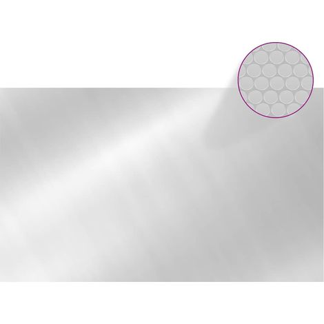 Maison Exclusive - Copripiscina Rettangolare 1000x600 cm in PE Argento (1/5)