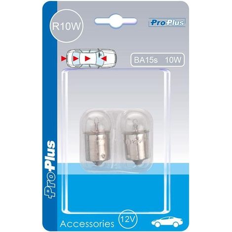 Ampoules de voiture 12V 10W BA15 (lot de 2 sous blister)