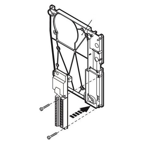 Staffa Senza Circuito Per Monitor Sentry ( URMET cod. 1704/102 )
