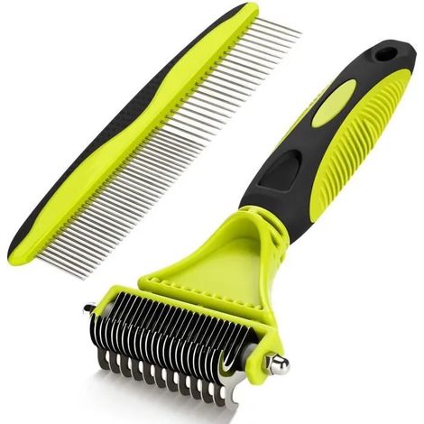 Brosse - HAUTSTORE - Brosse Chien et Chat - Démêloir Professionnel - Ergonomique - Poils Longs et Courts (1/4)