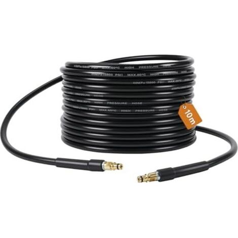 10M Flexible Tuyau Compatible Kärcher K2 K3 K4 K5 K6 K7 avec raccord rapide tuyau Nettoyeur haute pression raccord tuyau d'extension Nettoyeur haute pression