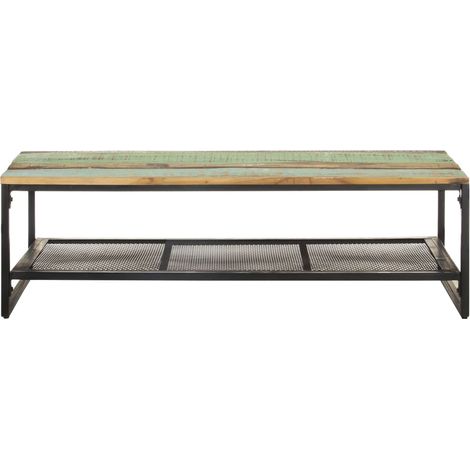 Maison Exclusive - Tavolino da Salotto 110x60x35 cm in Legno Massello di Recupero (1/5)