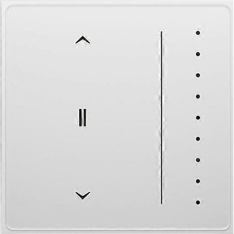 Interrupteur de rideau intelligent Tuya Zigbee, panneau tactile anti-reflets avec rétroéclairage fluide, compatible UE A (1/5)