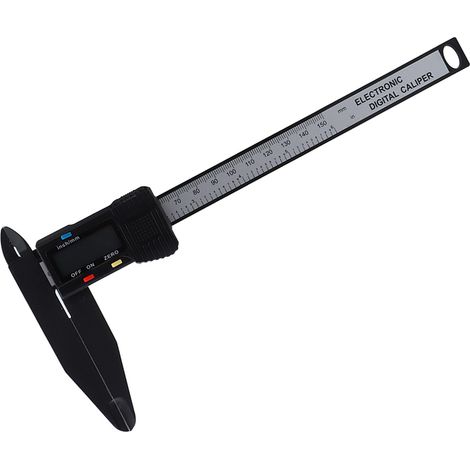 Pied à coulisse électronique numérique 150mm/300mm règle en carbone mâchoire longue outil de mesure précision (1/5)
