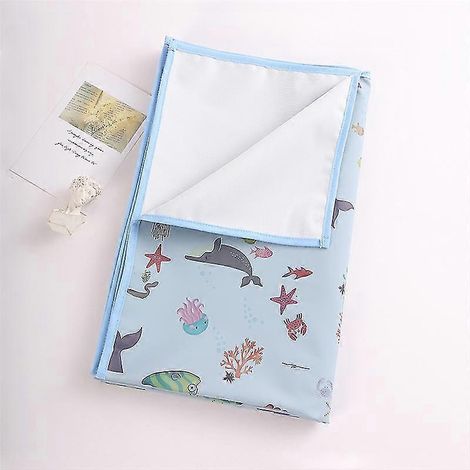 Größen Baby-Wickelunterlage aus weichem PU, wasserdicht, auslaufsicher, waschbar, für Neugeborene, wiederverwendbar, auch als Picknick- oder Reiseunterlage geeignet-03(35x50cm)