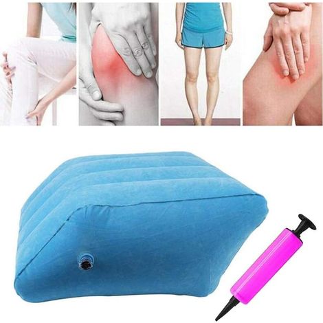 Oreiller gonflable pour les jambes, repose-pieds, oreiller portable pour les jambes, oreiller pour les veines-AquaForge (1/5)