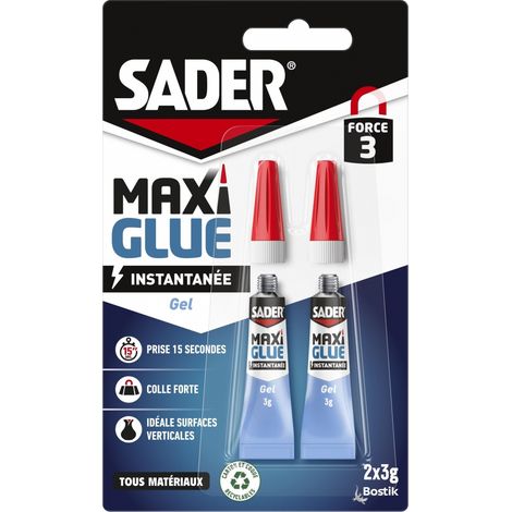 SADER MAXI GLUE GEL 2X3G