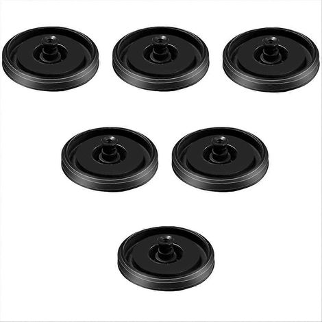 Lot de 6 joints de rechange pour soupape de remplissage de toilette (référence 83143) - pour modèles 242/400/747 - Ensemble membrane en caoutchouc (1/5)