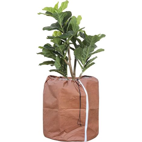Housses de Protection en Pot pour Plantes, 100 g/m² Housses d’hivernage pour Plantes en Pot - Ø45 x H 50 cm (1/5)