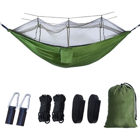 Hamac moustiquaire de camping à montage rapide en tissu (1/5)