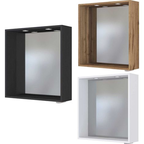 Spiegelpaneel mit Touch LED Einbauleuchten TAREE-03 in matt weiß (1/5)