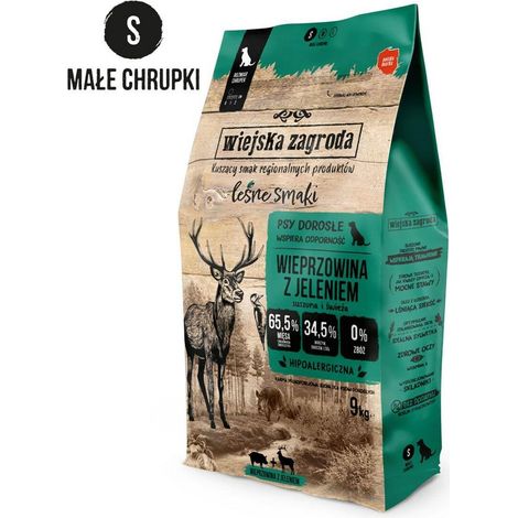 Country Farm Forest Flavors Schweinefleisch mit Hirschchips S 9kg (1/3)