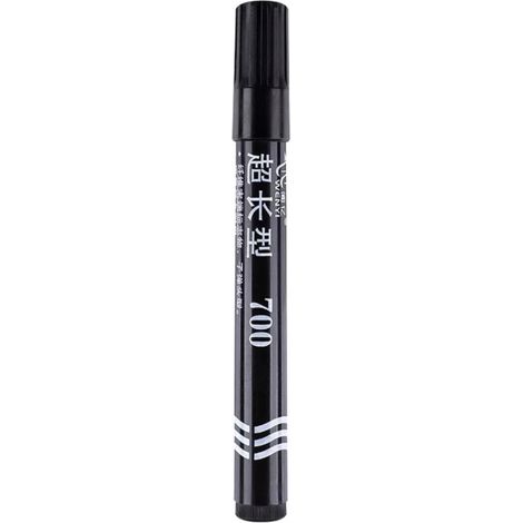 Rotulador negro permanente (1/3)