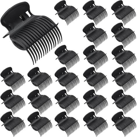 24 pinces à bigoudis chauffantes, pinces à bigoudis, pinces de rechange pour cheveux de femmes et filles (1/5)
