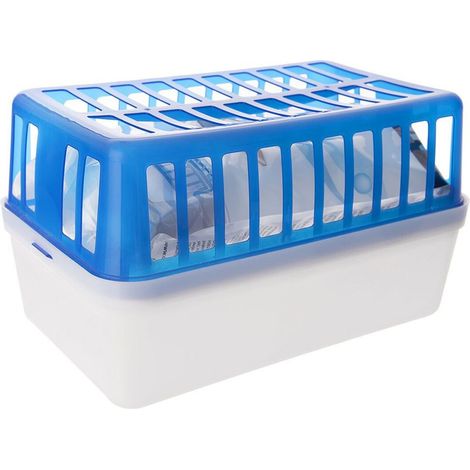 Deshumidificador de aire con gran capacidad de absorción de humedad para habitaciones en un contenedor de 2,2 L (1/5)