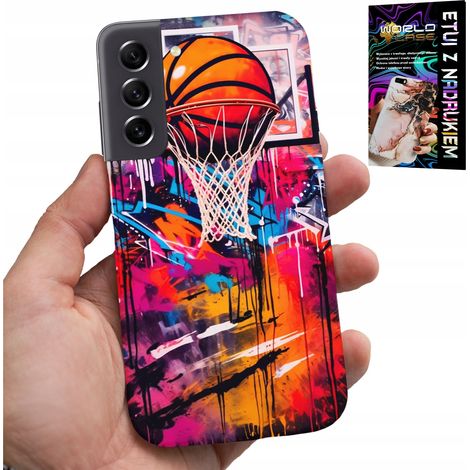 Custodia per Samsung Galaxy S22 - Basket NBA con graffiti di strada per tifosi (1/5)