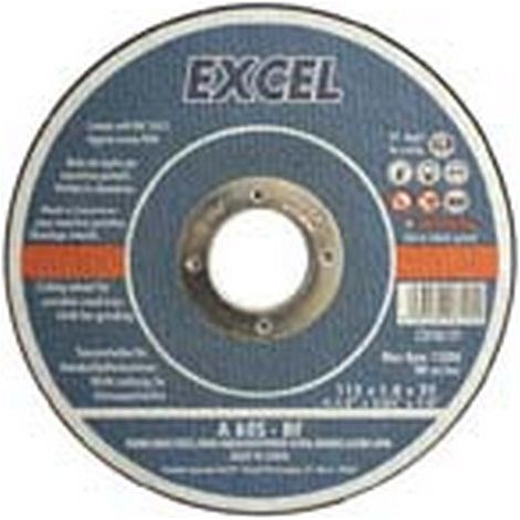 100PZ DISCHI DA TAGLIO SOTTILE CENTRO PIANO PER FERRO/INOX MM.115 mm.115x1,6 foro 22,2 da taglio per ferro/inox ø mm.115x1,6 foro 22,2 da taglio per ferro/inox