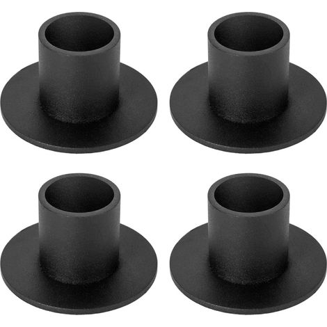 Bougeoirs - Porte-bougies - Lot de 4 - Support à bougies - Porte-bougie chauffe-plat - Fer - Porte-bougie chauffe-plat - Conique - Idéal pour un dîner aux chandelles - Décoration - 5 x 5 x 2,7 cm - No (1/5)