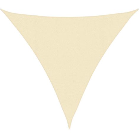 Maison Exclusive - Sonnensegel 160 g/m² Creme 4x4x4 m HDPE (1/5)