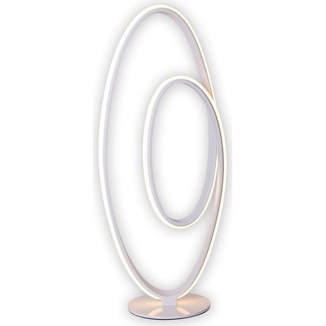 Lampe à Poser LED Design Vague Moderne Blanc 60 cm 1760 Lumens Blanc Chaud - PANGIVO (1/5)