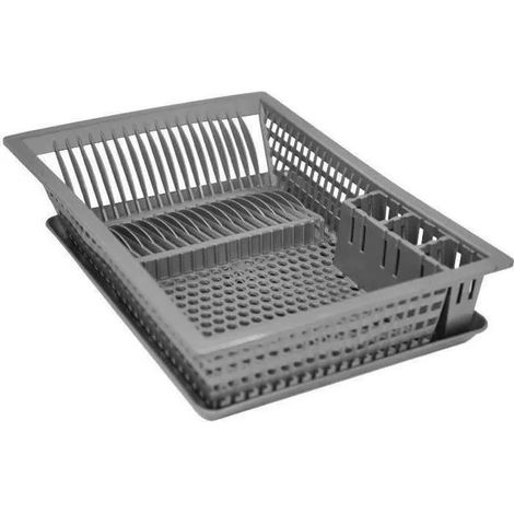 Sgocciolatoio moderno in alluminio e plastica grigio maculato