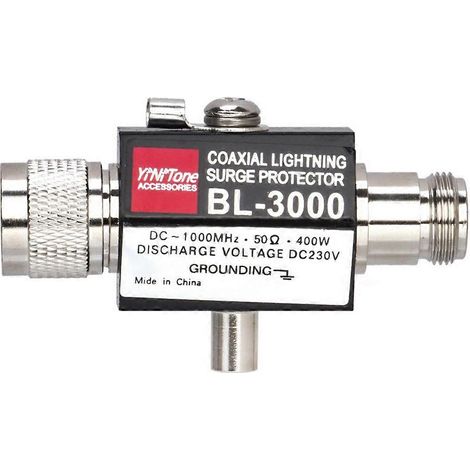 Parafoudre/protecteur de surtension -3000 N mâle vers N femelle 400 W 50 ohms (1/5)